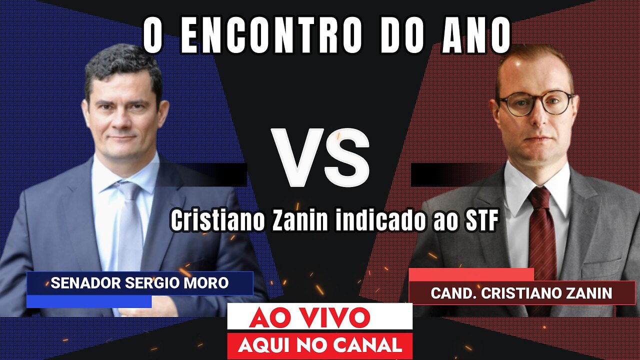 SABATINA | SERGIO MORO vs CRISTIANO ZANIN (AQUI NO CANAL - AO VIVO)