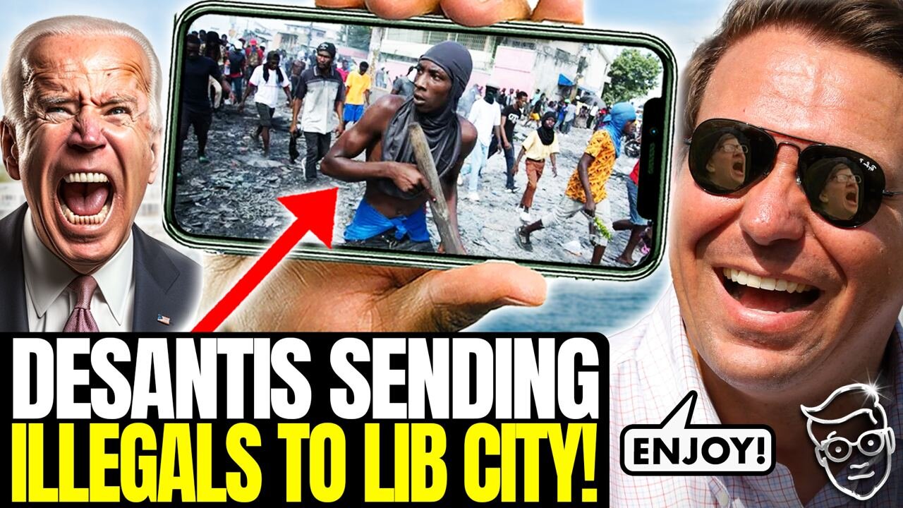 DeSantis to Send Haitian Illegal Aliens To Martha’s Vineyard | 'Go Live at Obama's Mansion'