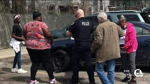 Woman rescued from under car in East Cleveland