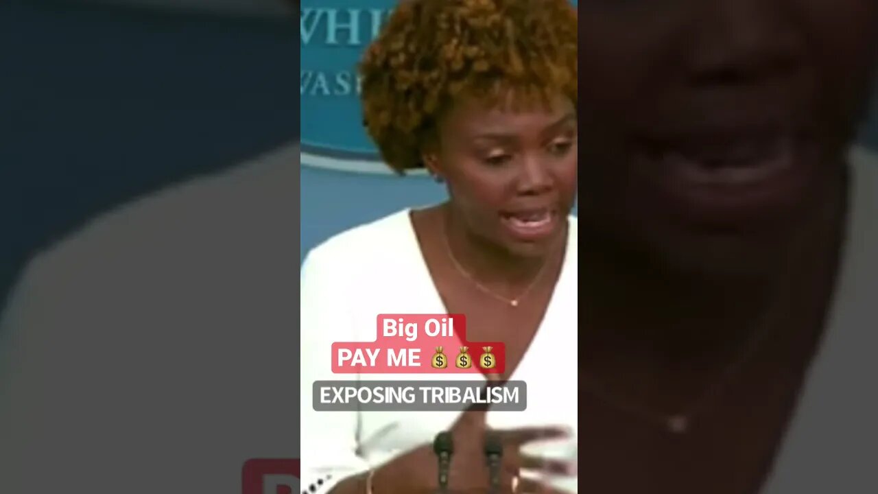 Profits from Big Oil MUST go to the American people, Jen? Wait no I mean Karine?