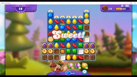 FRIENDS Level 214 Audio Talkthrough, Candy Crush Friends Saga, 25 Moves 0 Boosters