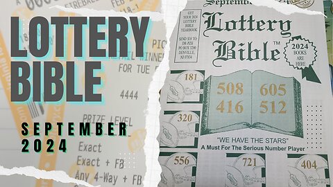 Lottery Bible 🐔 September 24 Lottery Suggestions