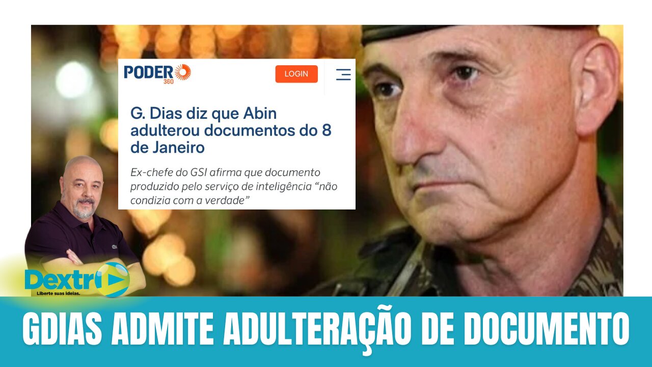 GDIAS ADMITE ADULTERAÇÃO DE DOCUMENTO