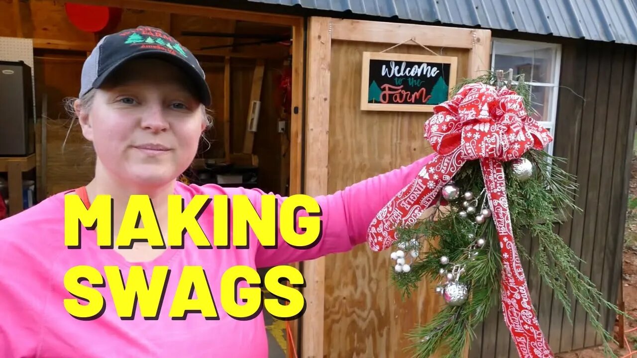 #207 How To Make Decorative Swags With Real Pine & Cedar Branches