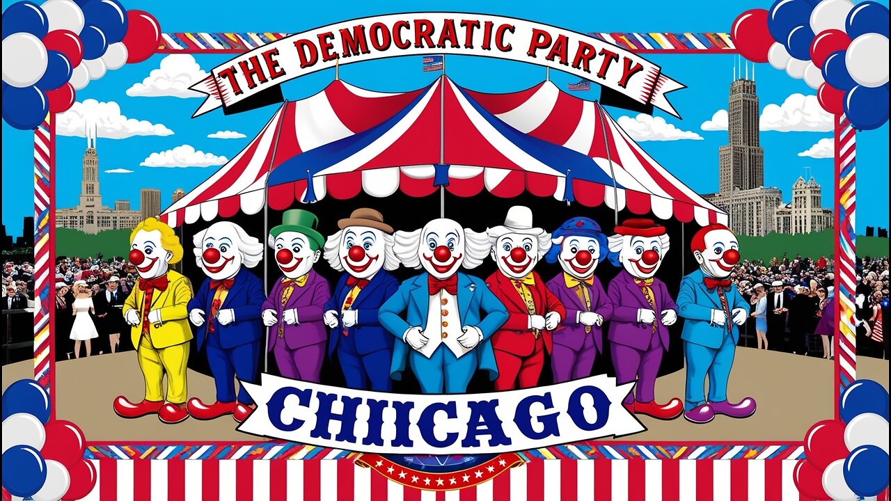 8-20-24 -- 15 MINS -- WELCOME TO THE DNC CLOWN SHOW