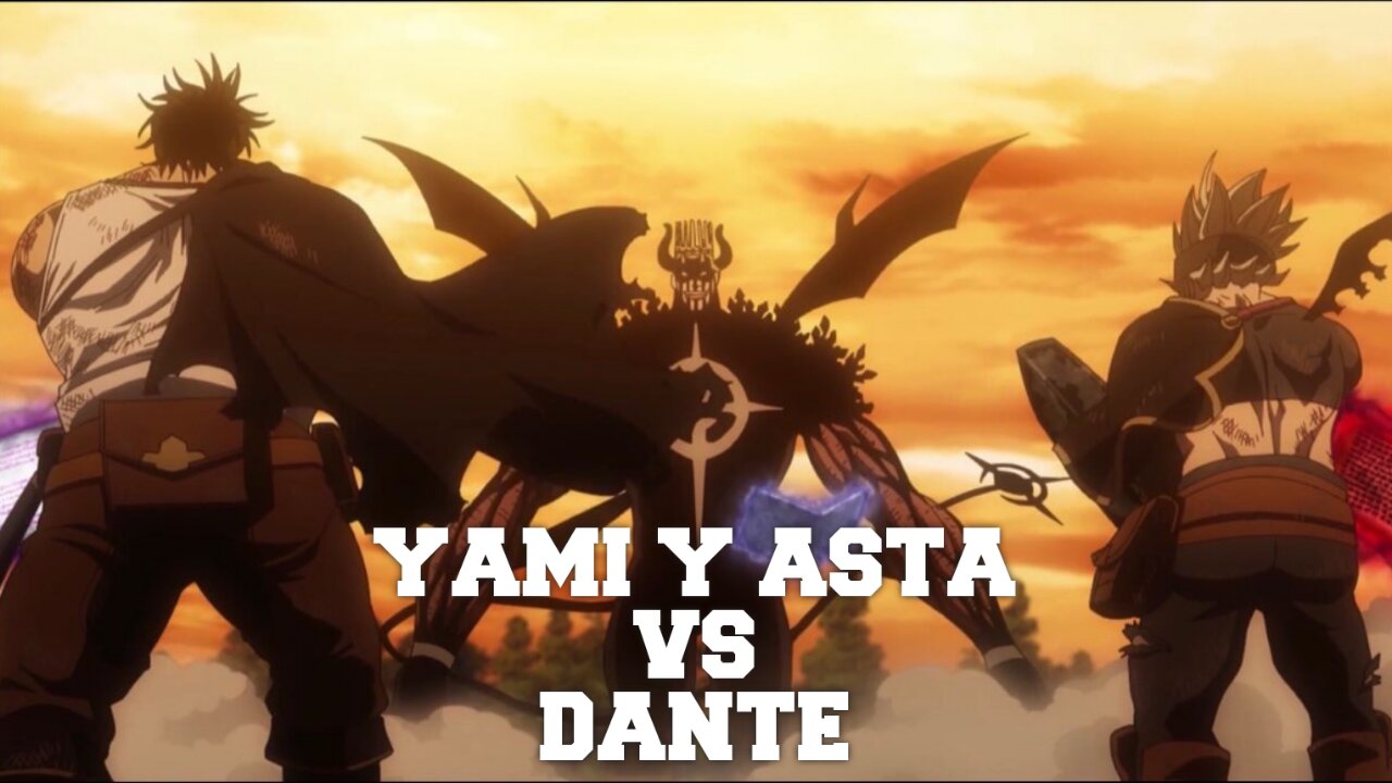 Mejores Peleas del Anime: Asta y Yami vs Dante - Black Clover