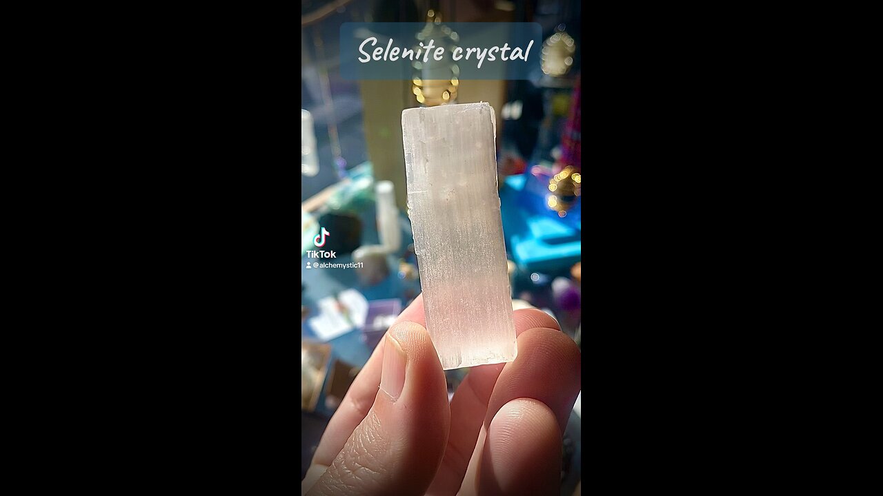 Selenite crystal, angelic