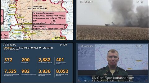 15.01.23 ⚡️ Russian Defence Ministry report on the progress of the denazification of Ukraine