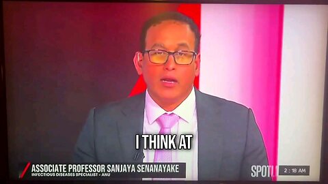 Watch what happens when infectious disease specialist Sanjaya Senanayake (ANU) claims