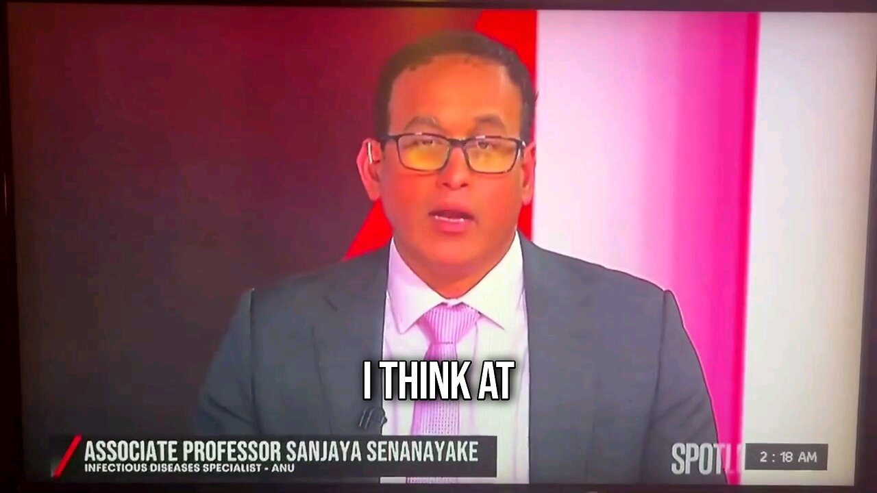 Watch what happens when infectious disease specialist Sanjaya Senanayake (ANU) claims
