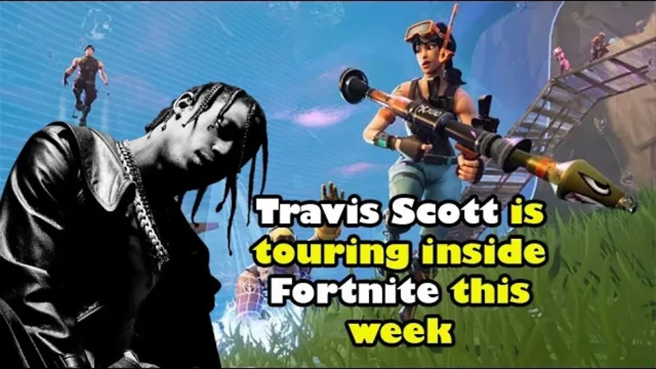 Travis Scott is touring inside Fortnite this week