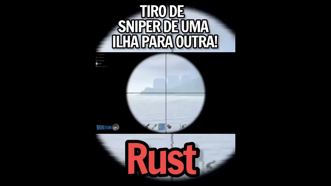 Atravessou de uma ilha para outra! 😱 Rust #shorts #playrust