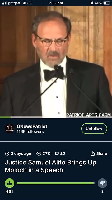 Justice Samuel Alito: no constitution or international agreement provides :child sacrifice to Moloch