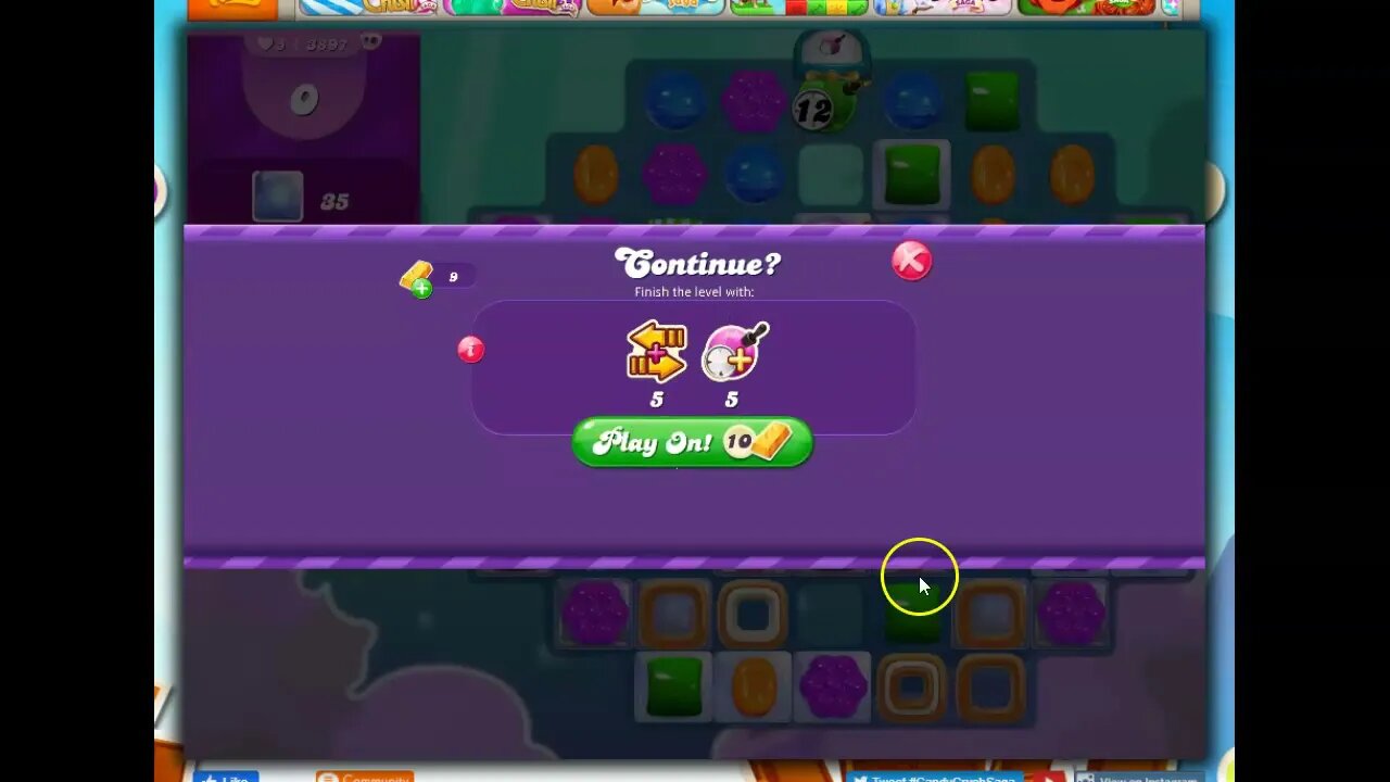 Candy Crush Level 3897 Talkthrough, 14 Moves 0 Boosters