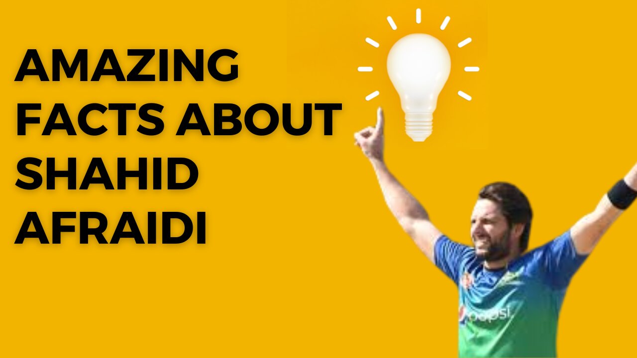 Amazing Facts About Shahid Afraidi l AAS Amazing Fact