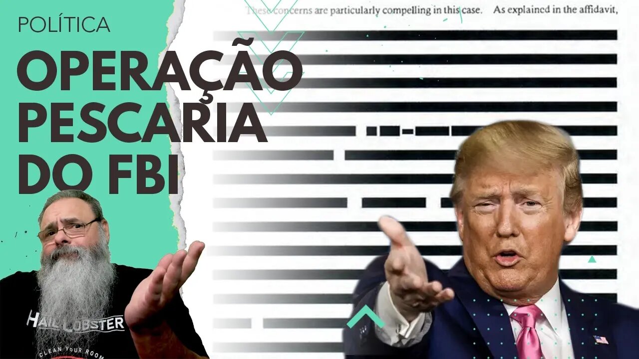 FBI "explica" PORQUE fez a BUSCA e APREENSÃO na CASA do TRUMP, mas, NA VERDADE, não EXPLICA NADA