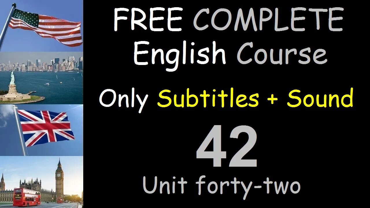 The future simple (will + verb) - Lesson 42 - FREE COMPLETE ENGLISH COURSE FOR THE WHOLE WORLD