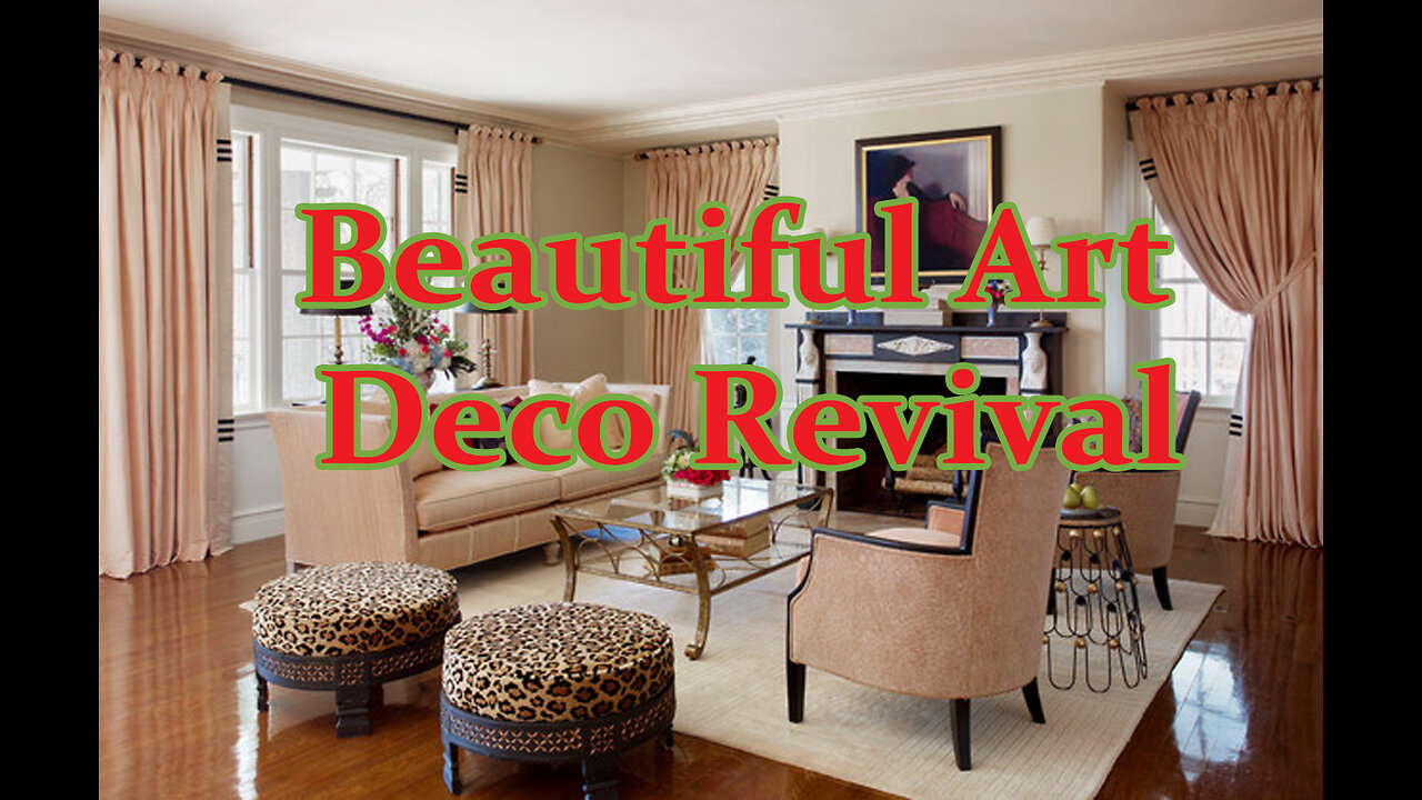 Beatiful Art Deco Revival Home Decor.