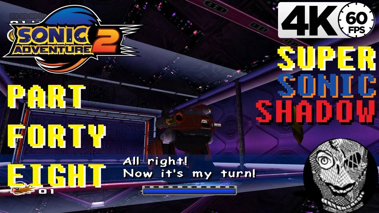 (PART 48) Sonic Adventure 2 4k [Dr. Robotnik: Final Stage Cannon's Core] Super Sonic/Super Shadow