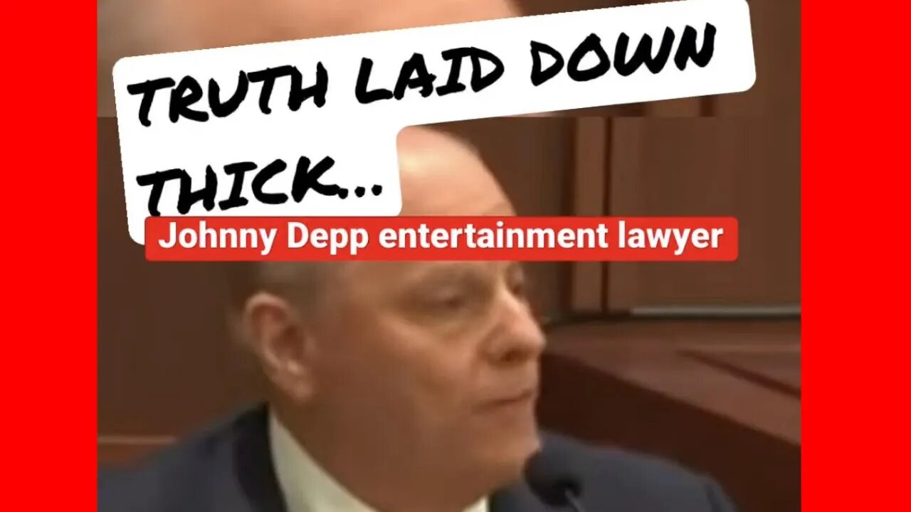 TRUTH LAID DOWN THICK…Johnny Depp Lawyer