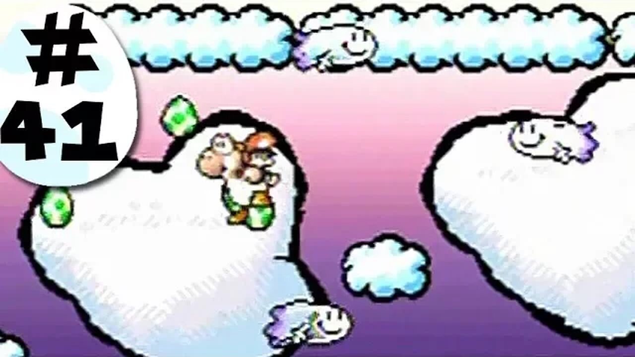 Yoshi's Island 100% Re-Walkthrough Part 41: Welcome To Nimbus Land