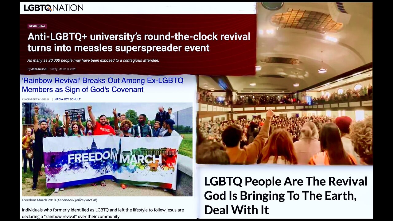 New Renaissance Satan Infiltrates Global Spiritual Asbury Revival With LGBTQ Pro Abortion Propaganda