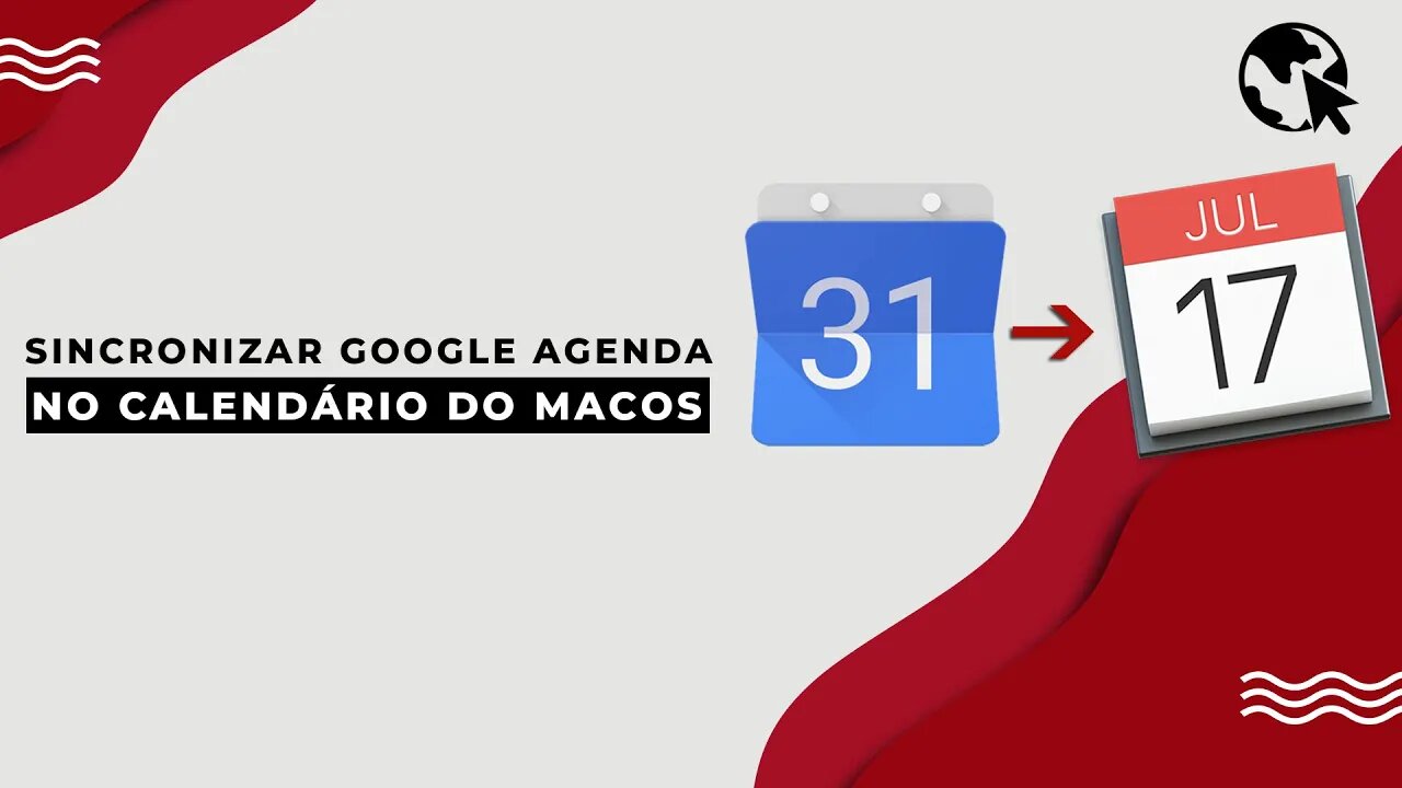 Sincronizar GOOGLE AGENDA no CALENDÁRIO do MacOS