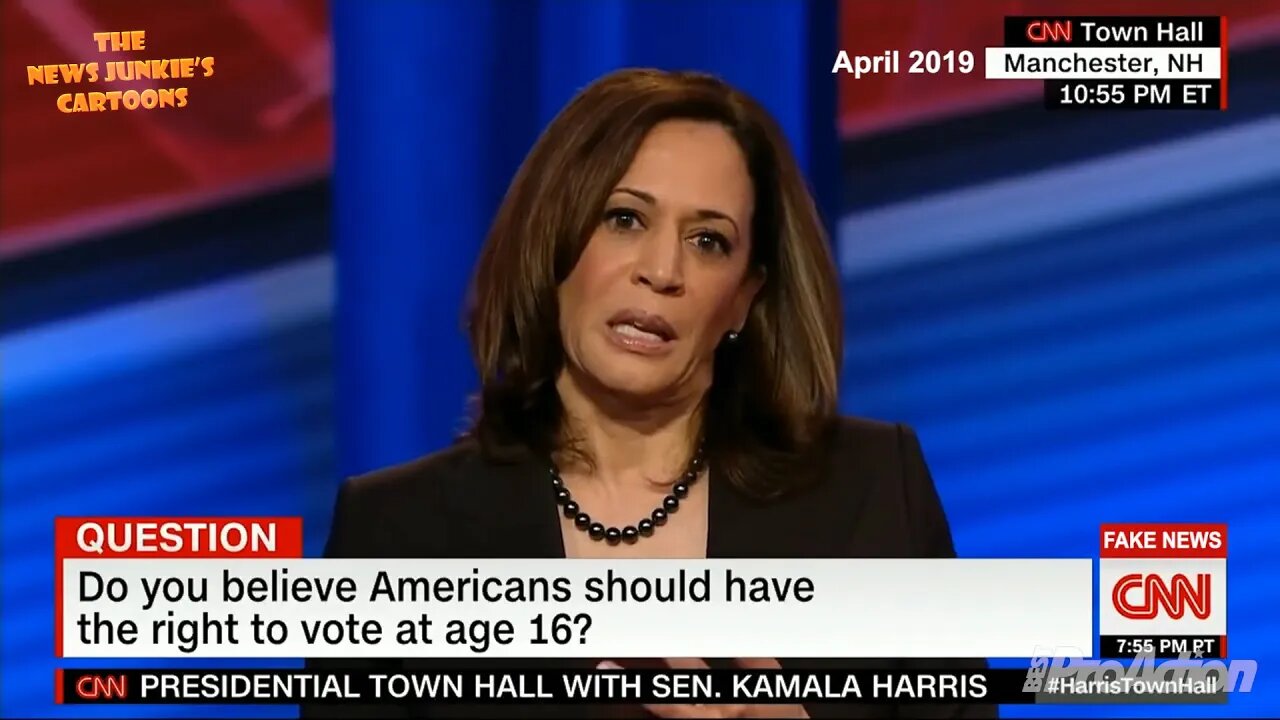 Kamala Harris wants "stupid young people" to vote for Democrats.