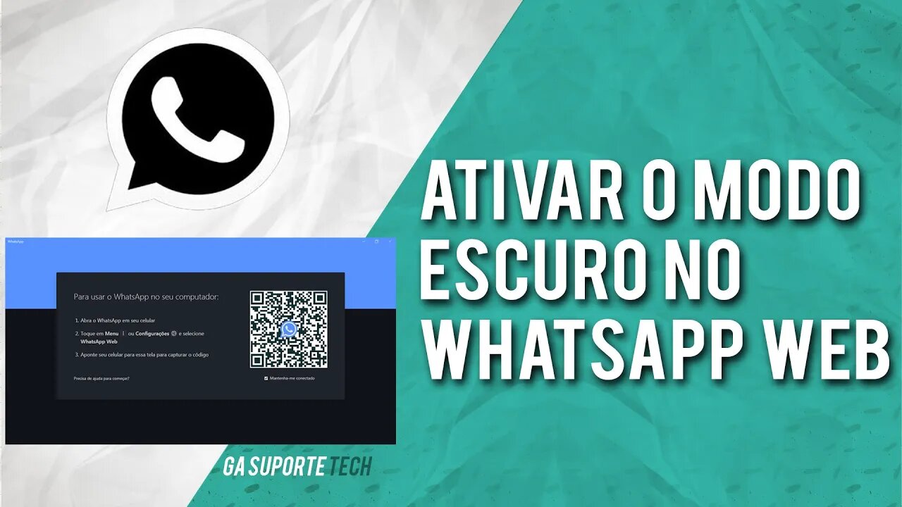 Como ativar o MODO ESCURO no WhatsApp Web