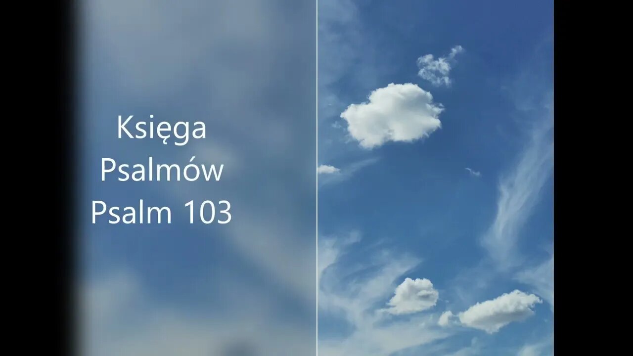 Księga Psalmów - Psalm 103