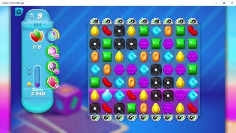 Candy Crush Soda Saga Level 184