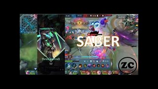 ML - Gameplay Saber - Jogando na Side Gold - ZC