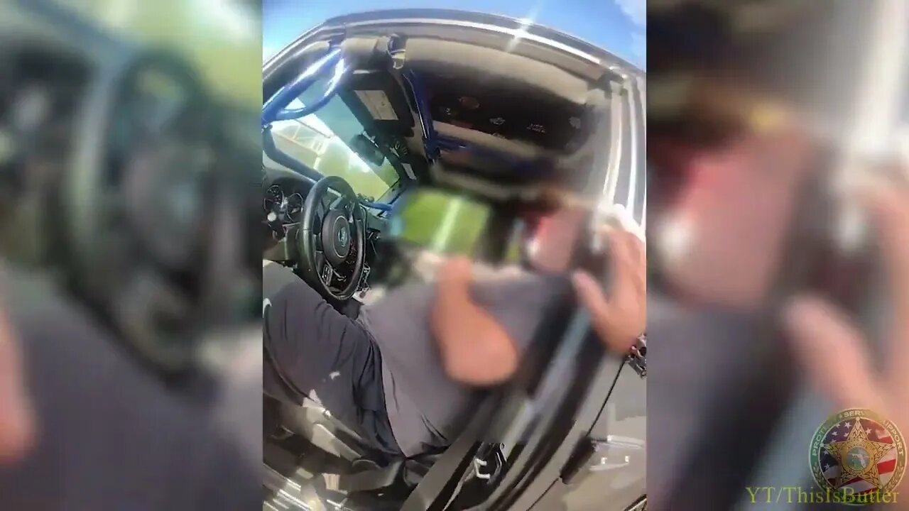 Dash and bodycam video shows fiery aftermath of 9-car crash on I-75