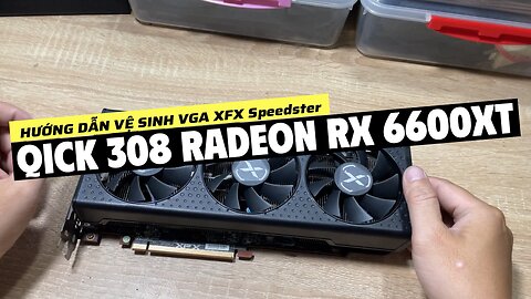 VGA XFX Speedster QICK 308 AMD Radeon™ RX 6600 XT Black Gaming