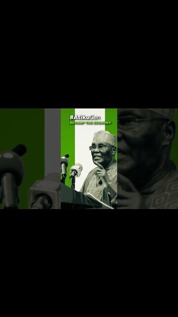 #AtikuCan Revamp the Nigeria Economy #shorts