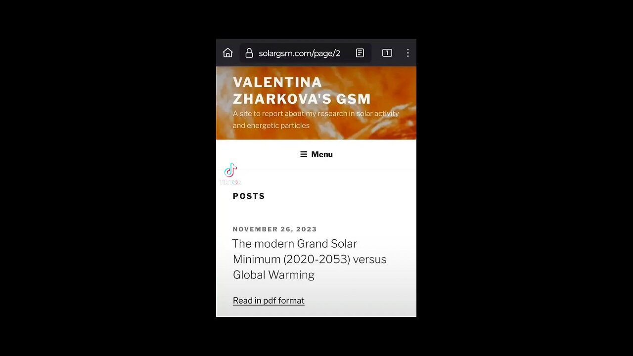 Modern Grand Solar Minimum