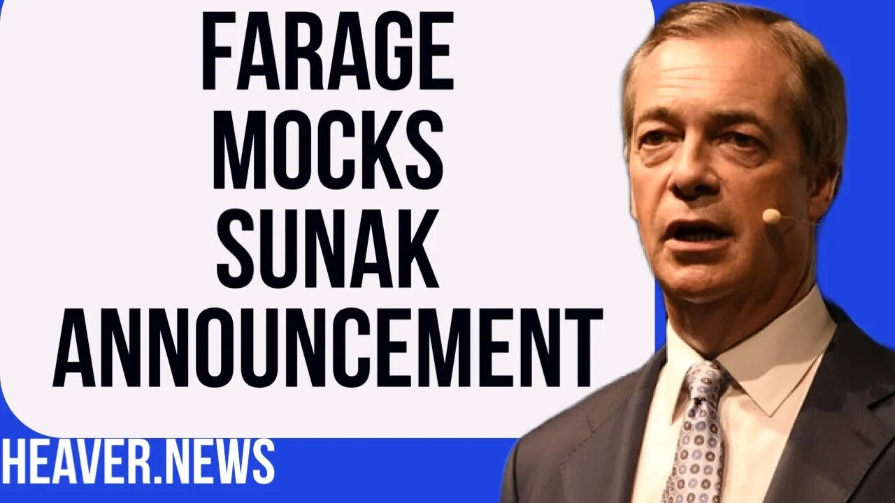 Nigel Farage MOCKS Limp Sunak Fightback