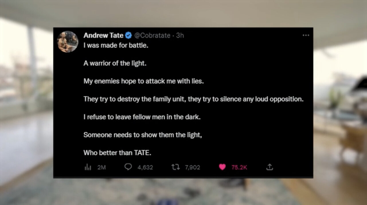 ANDREW TATE CONFIRMS HE IS COMING BACK ONLINE