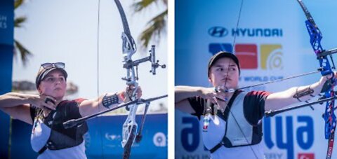 Katharine Bauer Vs Charline Schwartz recurve women bronze antalya World Cup.