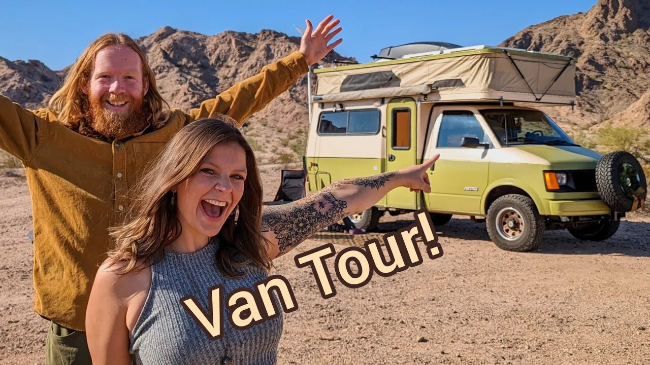 RARE 1988 Renovated Astro Van | Van Tour | Full-time home on wheels