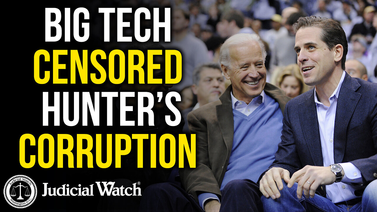 FLASHBACK: Big Tech CENSORED Hunter Biden's Corruption - Protected Joe Biden!