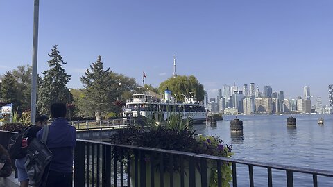 Waiting to get back from Centre Island