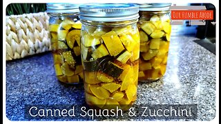 Canning Squash & Zucchini