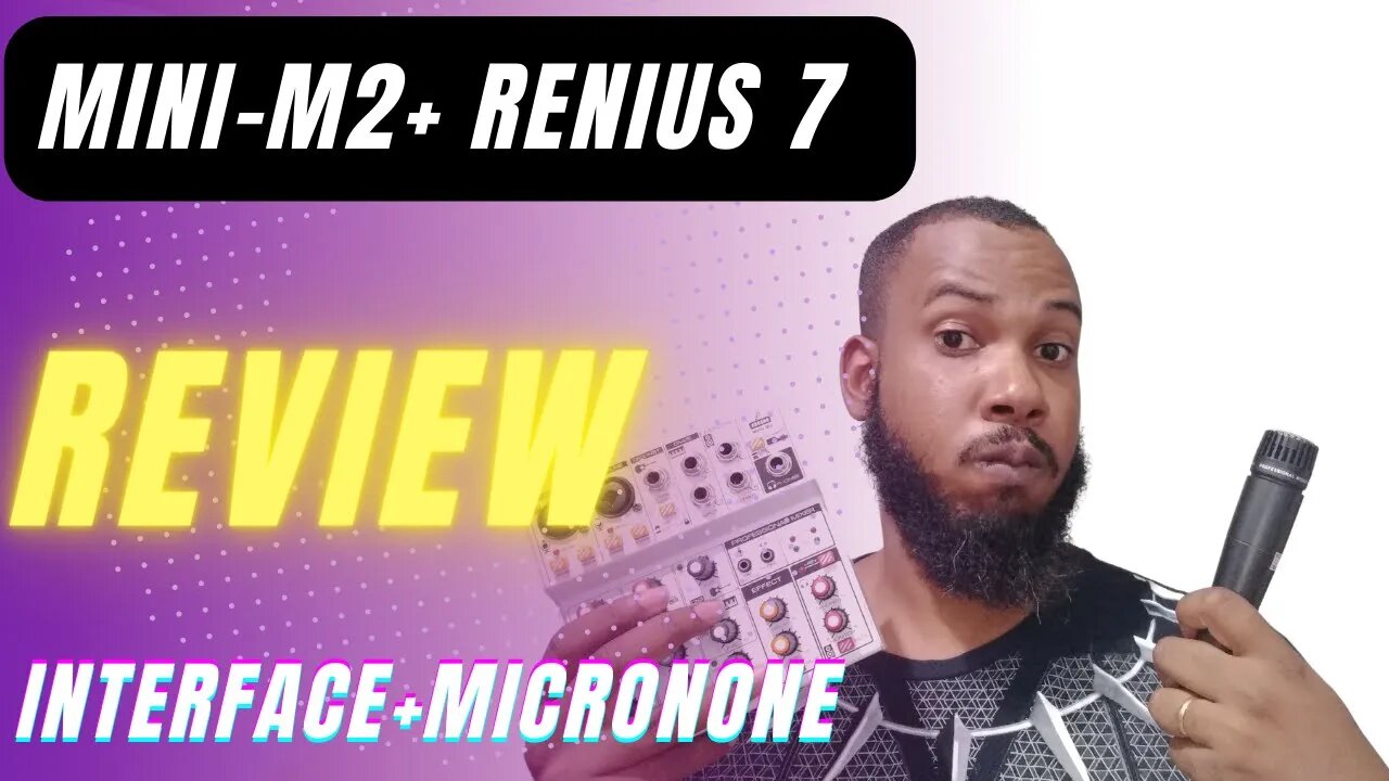 Interface de Áudio e Microfone Arcano | Boa e barata para suas lives | REVIEW (MINIM2 + RENIUS 7)