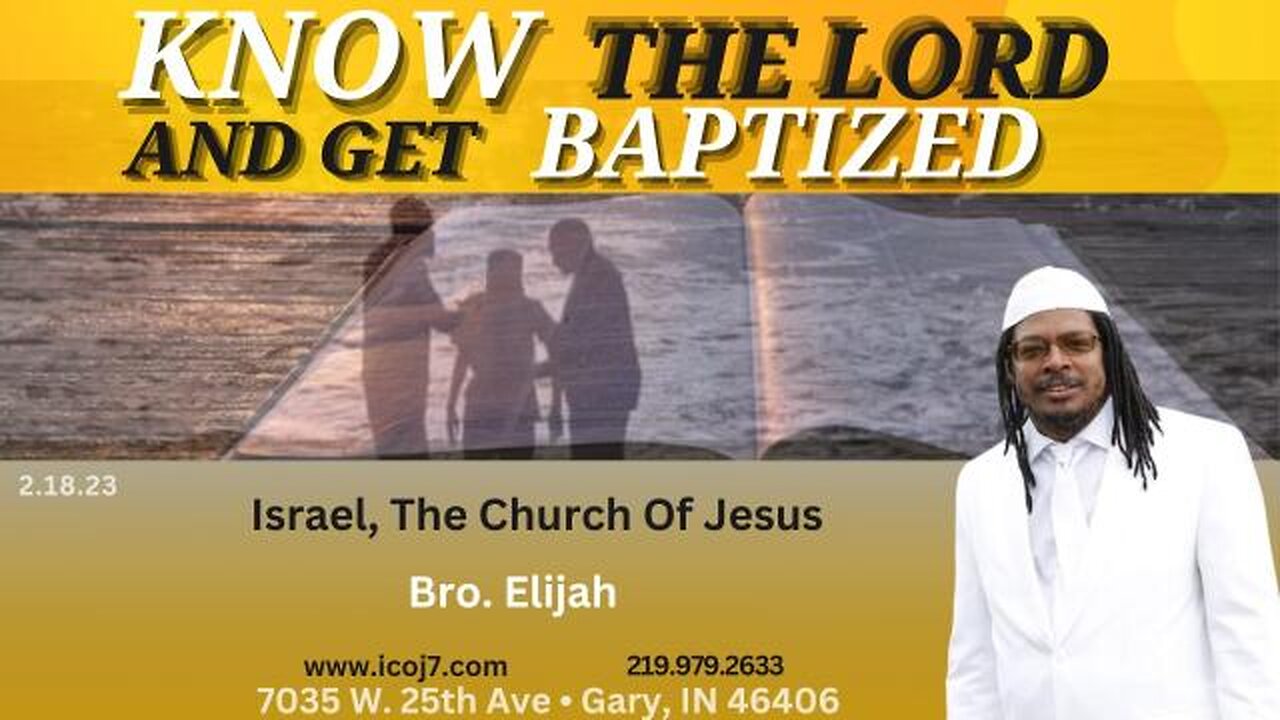 KNOW THE LORD AND GET BAPTIZED