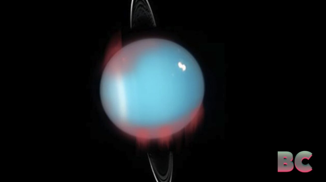 Uranus has a weird infrared aurora