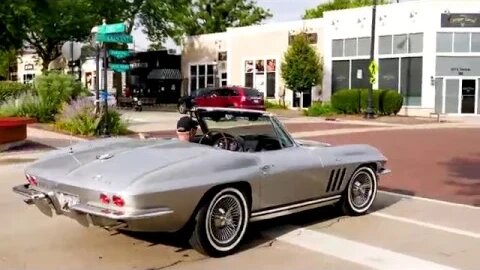 1965 Corvette Start Up and Leaving Car Show