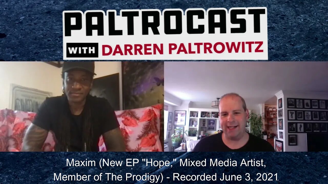 Maxim (The Prodigy) interview with Darren Paltrowitz