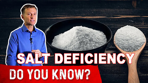 The 1st Symptom of a Salt Deficiency