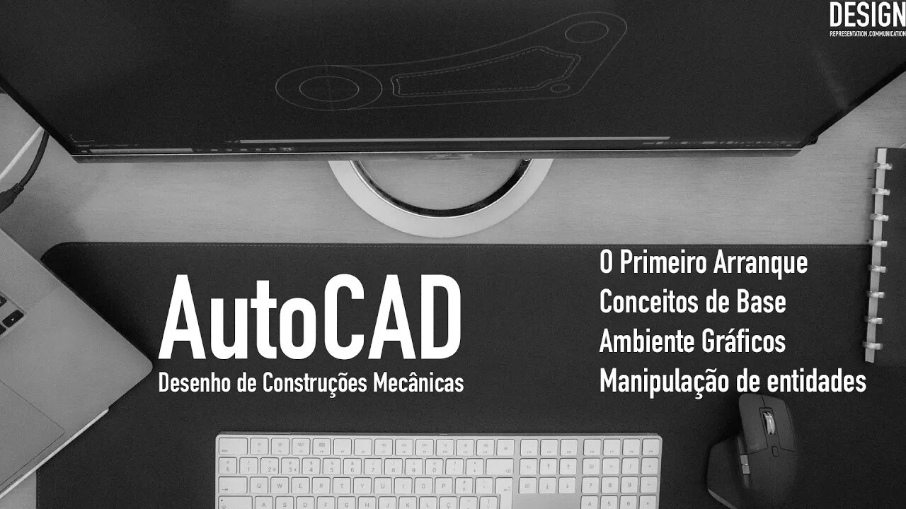 AutoCAD - Introdução: Desenho de Construções Mecânicas, designers industriais e do produto